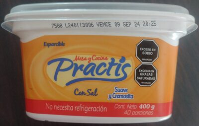 Margarina esparcible con sal (Practis)