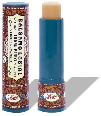 Bálsamo labial 100% natural Vainilla Canela Karité Cacao (Botik)