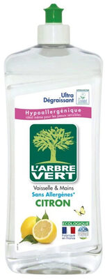 Liquide vaisselle citron (L'Arbre Vert)