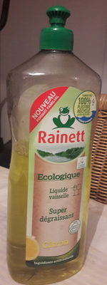 Liquide vaisselle super dégraissant Citron (Rainett)